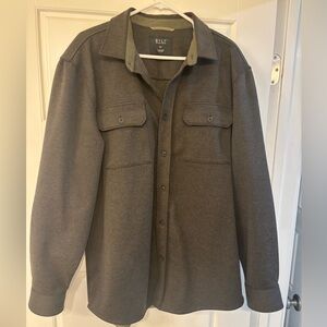 BYLT Basics Men's Charcoal Coastal Over Shirt Jacket